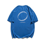 2022 Summer Man Outfits Loose Letter Print T-shirt