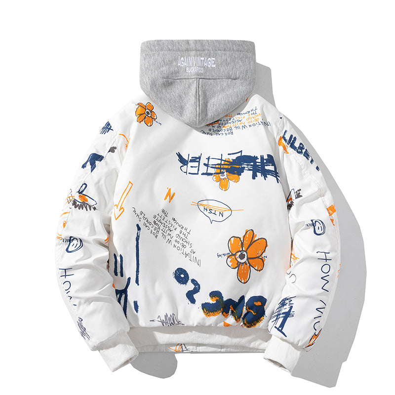 Varsity Jacket Autumn and Winter Baseball Uniform Stand Collar Jacket