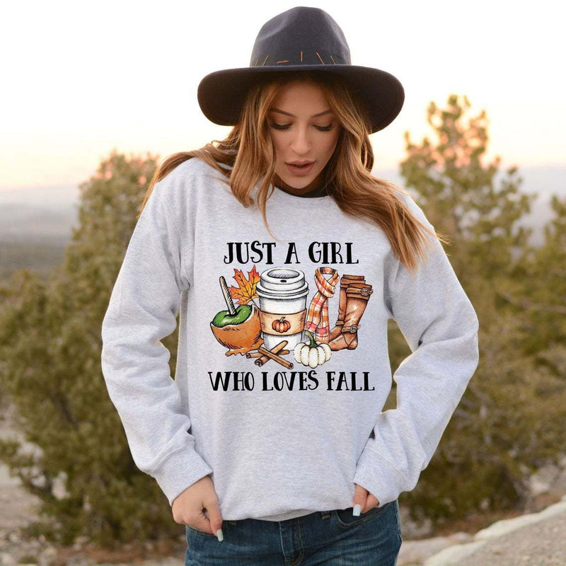 Halloween Costumes Just a Witch Fall Printed Crew Neck Sweatshirt Female