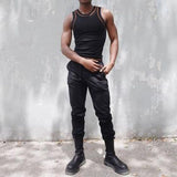 Rave Outfits Mens Vest Knitted