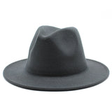 Walter White Fedora Fur Felt Hat Men and Women Autumn Winter Retro Fedora Hat