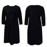 Mariah Carey See through Dress Solid Color Pleated Loose Dress