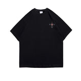 Men's T-shirt Summer Cotton T-shirt Personality round Neck Loose Casual Cotton Short Sleeve Men's Tee