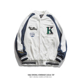 Letterman Jacket Outfit Senior Jackets Varsity Baseball Coat Men's Spring and Autumn Jacket