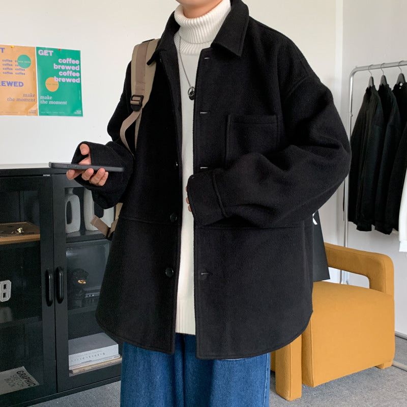 Men's Autumn Winter Coat Baggy Coat Jacket