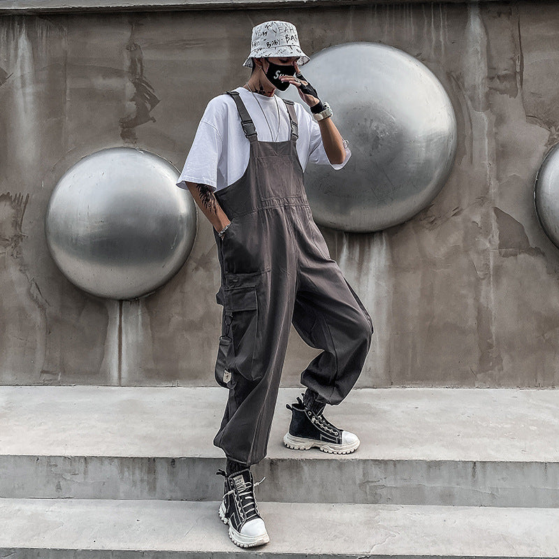 Men Cargo Pants Men's Loose Casual Working Pants