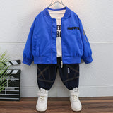 Toddler Boys Jackets Boys' Coat Autumn Children's Baseball Uniform