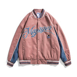 Letterman Jacket Outfit Senior Jackets Varsity Baseball Coat Men's Loose Jacket Men