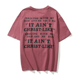 Kanye T Shirt Summer Graffiti Letter Print Short-Sleeve T-shirt