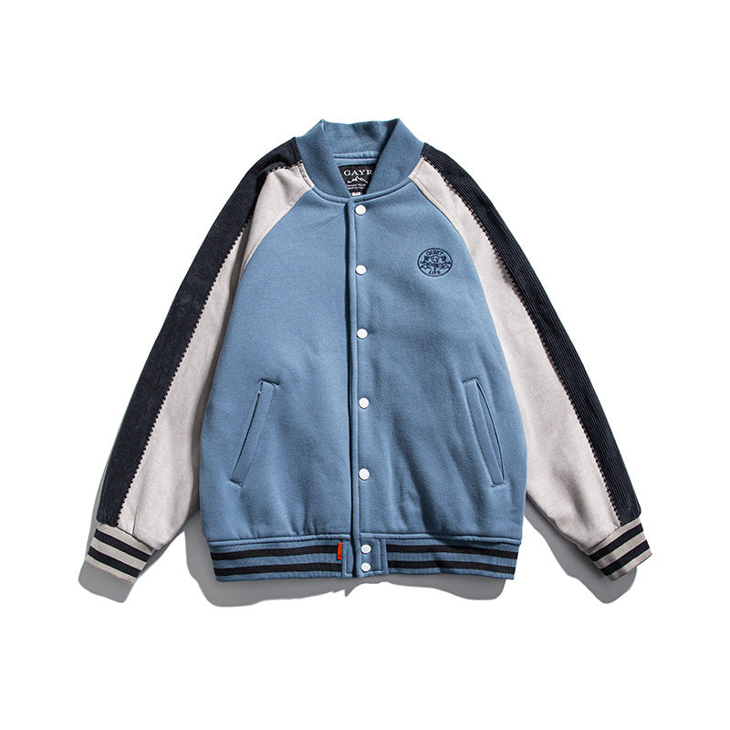 Letterman Jacket Outfit Senior Jackets Varsity Baseball Coat Loose Couple Casual Jacket