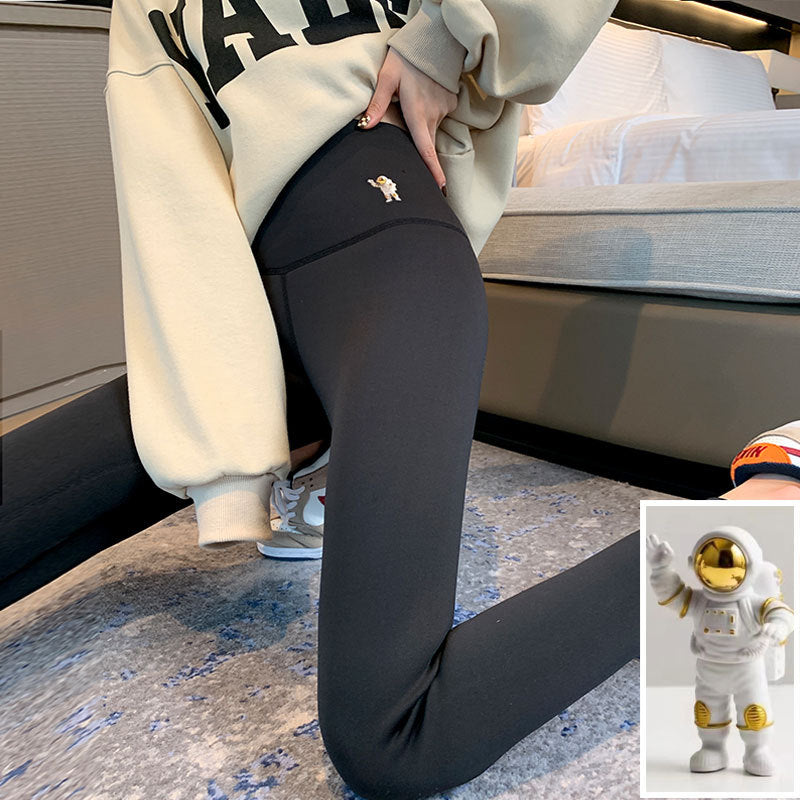 Women's Legging Fall and Winter Outer Wear Slimming Cropped Ankle Tight High Waist Women's Pants Casual