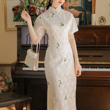 Women's Cottagecore Dress Summer Cheongsam Dress