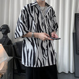 Zebra T Shirt Zebra Striped Half Sleeve