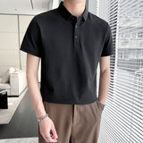 Men Polo Shirts Men's Short-Sleeve Lapel T-shirt