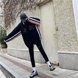 Gothic Lolita Harajuku Style Clothing Spring and Autumn Embroidery Autumn and Winter Baseball Top Coat Student
