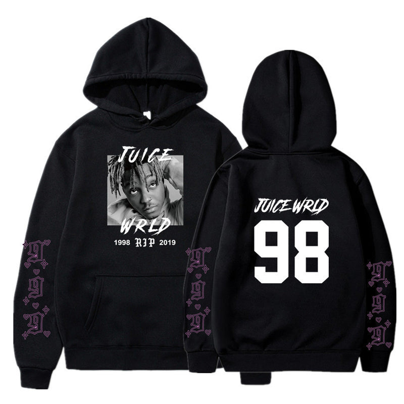 Juice WRLD in Loving Memory Hoodie Rapper Juice WRLD Printing Fashion Loose Sweater