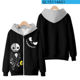 Skeleton Hoodie Zip Jacket