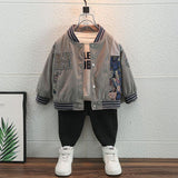 Toddler Boys Jackets Children's Clothing Boy's Autumn Coat Baseball Uniform