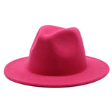 Walter White Fedora Fur Felt Hat Men and Women Autumn Winter Retro Fedora Hat