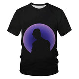 Pop Smoke Vlone King of New York T Shirt Hip Hop Band 3D Digital Printing