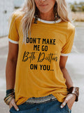 Beth Dutton Outfits Spring Printed Short Sleeve T-shirt