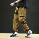 Men Cargo Pants Overalls Men's Spring Loose Casual Pants Men