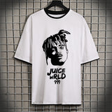 Juice WRLD T Shirt Hip Hop Rap Juice WRLD Printed round Neck Loose