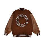 Letterman Jacket Outfit Senior Jackets Varsity Baseball Coat Letter Jacket Men's Baseball Uniform Jacket