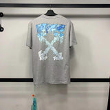 Off White T Shirt Short Sleeve Men's Women's Coat Cotton Tshirt Owt