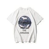 Men's T-shirt Summer Short Sleeve Men's T-shirt Loose Casual Student Half Sleeve Cool Top Tee
