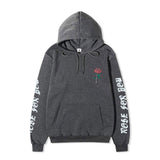 Black Rose Hoodie People Are Poision Rose Printed Sweater
