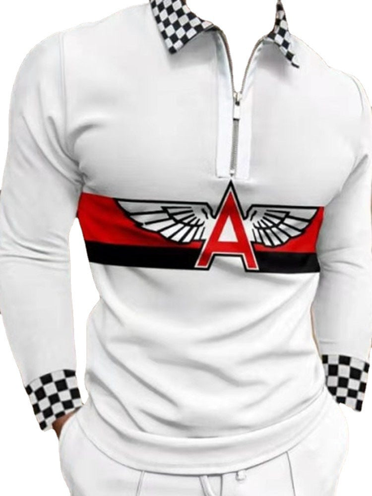 Polo Shirts Fashion Long Sleeve Men's Polo Shirt