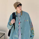 Letterman Jacket Outfit Senior Jackets Varsity Baseball Coat Men's Spring and Autumn Retro Baseball Uniform