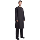 Mens Thobes Button round Neck Robe Set