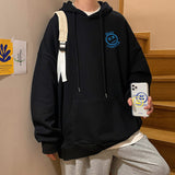 Smiley Face Hoodie Fall Hoodie Men's Loose