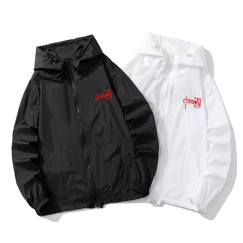 Varsity Jacket Summer Lightweight Sun Protection Clothing