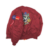 Men's Bomber Jacket Baseball Uniform Men's Alpha Oversized