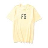Kanye T Shirt Summer Hip Hop Biber Dazzling Color Letters Short Sleeve T-shirt Loose Plus Size Half T-shirt