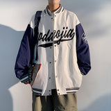 Letterman Jacket Outfit Senior Jackets Varsity Baseball Coat Spring and Autumn Jacket Men's Loose Large Size Jacket Baseball Uniform Men