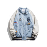 Varsity Jacket for Men Baseball Jackets Badge Unisex Baseball Uniform Fashionable Coat