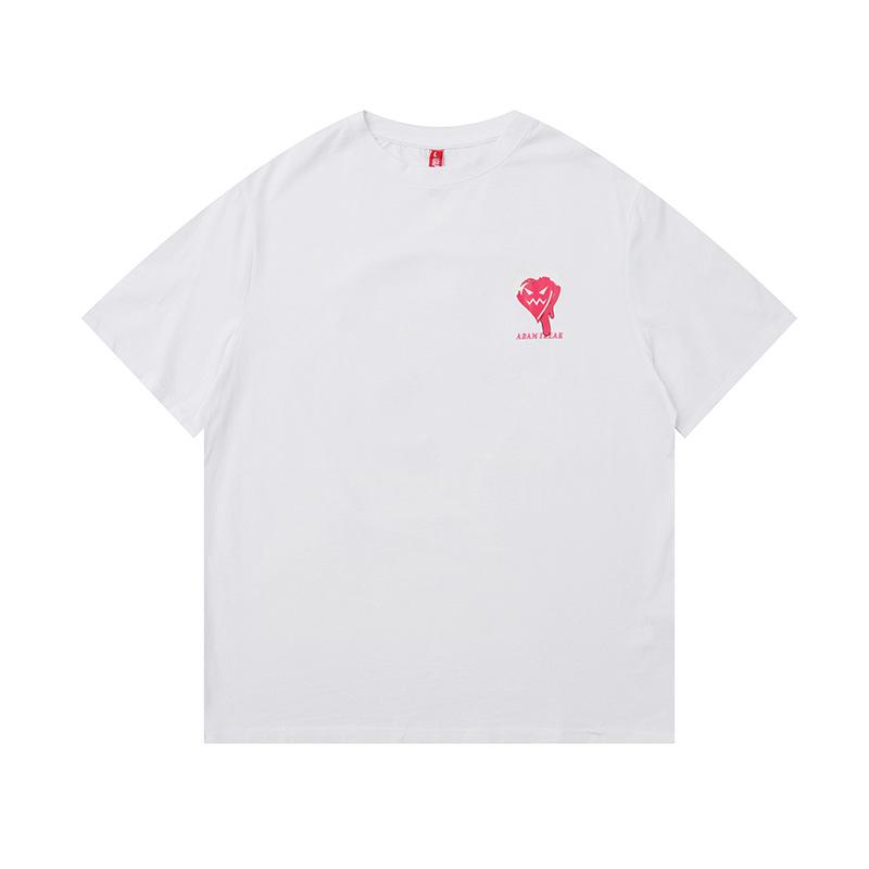 Men T Shirt Summer Casual Tops Men's Clothes Summer Wear National Fashion Boys round Neck Short Sleeve Casual Love Devil T-shirt Fashion