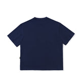 Men T Shitrs Letter Embroidered Crew Neck T-shirt