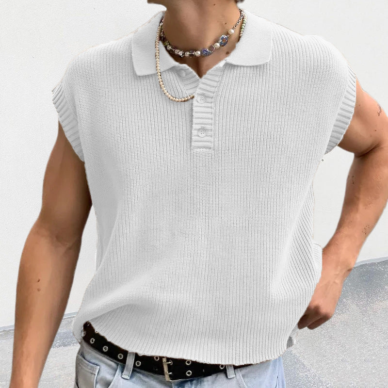 Polo Shirts Spring/Summer Knitwear Men's Polo Top