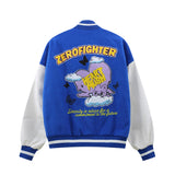 Letterman Jacket Outfit Senior Jackets Varsity Baseball Coat Cartoon Men's Street Trend Multicolor Coat