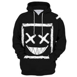 Smiley Face Hoodie Spring and Autumn Smiley Face Digital Printing Leisure Sports