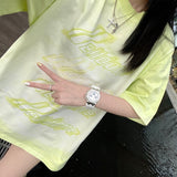 We11done T Shirt High Quality Fashion Brand Letter Loose Casual Men and Women Short Sleeve