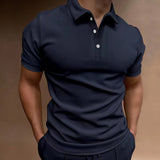 Polo Shirts Summer Men's Polo Shirt Short-Sleeved T-shirt