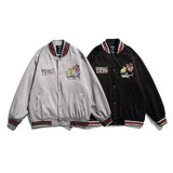 Letterman Jacket Outfit Senior Jackets Varsity Baseball Coat Men's Fashion Brand Street Baggy Casual Jacket