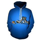 Tom and Jerry Hoodie Print Hoodie