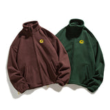 Man Fall Winter Outfis Autumn and Winter Retro Jacket Men's and Women's Casual Loose and Lazy Style Coat